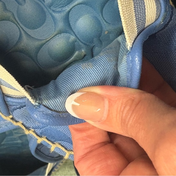 Coach Blue Jacinta Espadrilles 8 - Picture 7 of 7